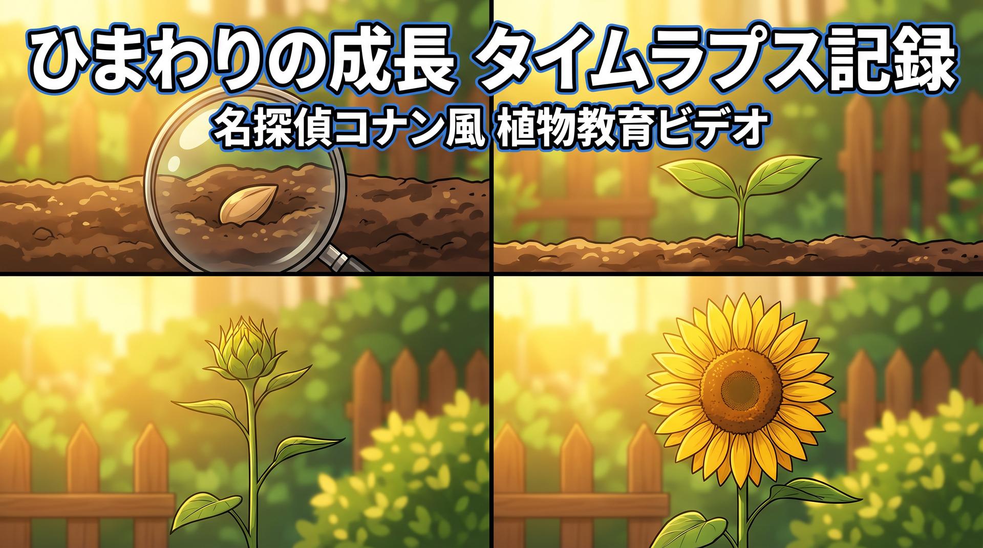 香蕉视频植物视频-向日葵生长延时